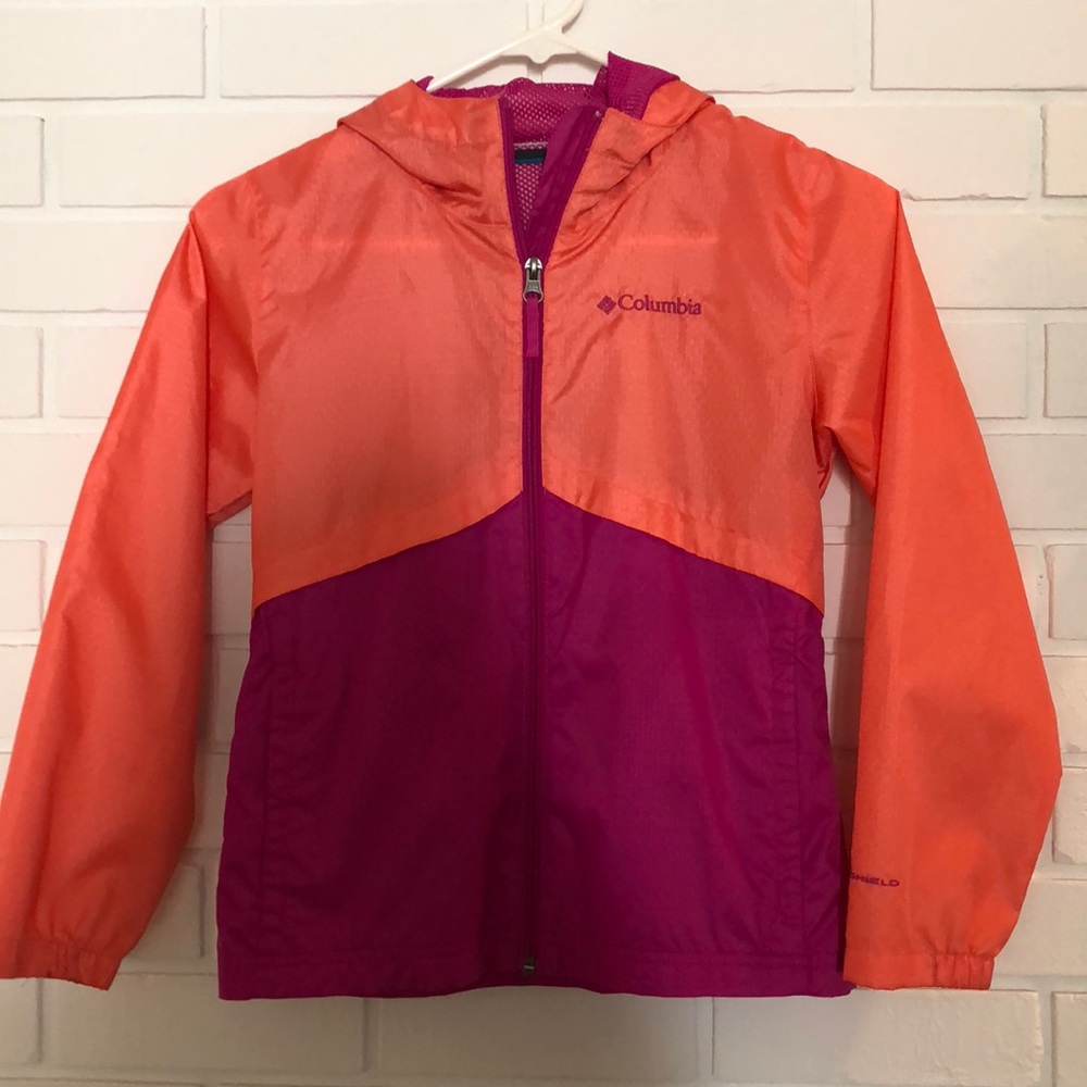 Girls Columbia Windbreaker / Rain Jacket